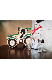 Kieliszki dla Męża zestaw Traktor z grawerem