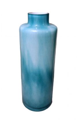 Wazon błękitny butelka