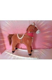 Koń na biegunach zabawka interaktywna 78 cm