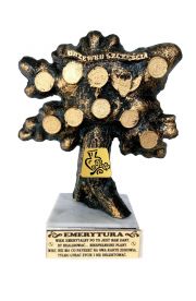 Statuetka Drzewko Szczęścia Emeryta Emerytki