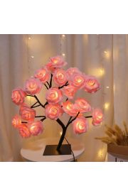 Lampka LED dekoracja bukiet róż z dedykacją