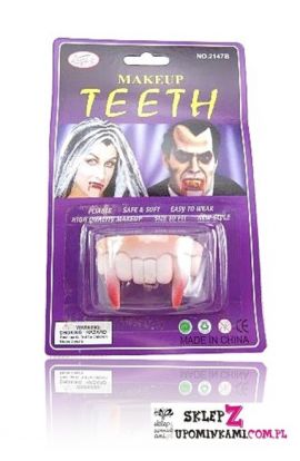 zęby wampira do straszenia